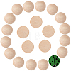 Unfinished Natural Wood Cabochons WOOD-GF0001-13D-1