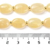Natural Yellow Jade Beads Strands G-H005-A05-02-5
