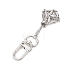 304 Stainless Steel Macrame Chain Pouch Empty Stone Holder Pendant Decoration HJEW-JM02083-3