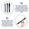 90Pcs 3 Style PE Makeup Brush Protector Reusable Expandable Mesh Cover AJEW-FH0003-18B-3