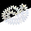 Electroplate Transparent Glass Beads Strands EGLA-N056-03A-01-2