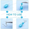 DIY Imitation Gemstone Style Earring Making Kits DIY-SC0012-11-4