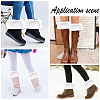 Acrylic Fiber Woolen Yarn Socks Leg Cover AJEW-WH20018-149D-5