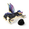 Horse Enamel Pins JEWB-Z048-01G-02-3