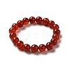 Natural Carnelian Stretch Bracelets X-B073-4-1