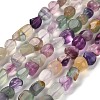 Natural Colorful Fluorite Beads Strands G-P497-01E-10-1