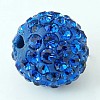 Grade A Round Pave Disco Ball Beads X-RB-H258-10MM-206-1