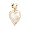 Natural Baroque Keshi Pearl Pendants PALLOY-JF05427-1