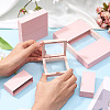 3 Bags 3 Styles Square Transparent PE Thin Film Suspension Jewelry Display Box CON-TA0001-38C-7