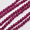 Natural & Dyed Malaysia Jade Bead Strands G-A146-4mm-A15-3