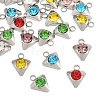 201 Stainless Steel Rhinestone Pendants RB-CBABFDA-12P-1