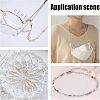 CHGCRAFT 2m Handmade Brass Cubic Zirconia Link Chains DIY-CA0002-03-6