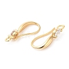 Brass Earring Hooks KK-F855-20G-2