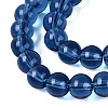 Transparent Glass Beads Strands X-GLAA-T032-T6mm-28-4