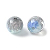 Two Tone Transparent Acrylic Beads OACR-D304-02C-2