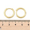 Brass Huggie Hoop Earrings KK-D160-55G-4