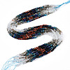 Natural & Synthetic Mixed Gemstone Beads Strands G-D080-A01-01-24-1
