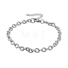 304 Stianless Steel Cable Chain Bracelet Making STAS-CJ0001-137-1