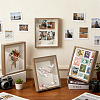 MDF Composite Wood Photo Frame Stand for Dried Flower DJEW-WH0028-057B-4