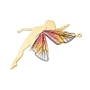 3Pcs Gradient Color Resin Big Pendants PALLOY-TA00171-4
