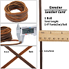 Gorgecraft Flat Cowhide Leather Jewelry Cord LC-GF0001-10A-01-2