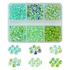 Transparent 45G 6 Colors 6/0 Glass Round Seed Beads SEED-FS0001-30-1