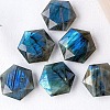 Natural Labradorite Carved Healing Star of David Ornaments PW-WG41086-01-2