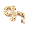 Brass Micro Cubic Zirconia Enhancer Shortener Bails X-KK-Q789-01G-2