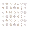 ABS Plastic Imitation Pearl Cabochons OACR-CJ0001-08-1