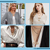4Pcs Flower Alloy Crystal Rhinestone Adjustable Jean Button Pins FIND-CY0002-27G-5
