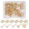 50Pcs 5 Size 304 Stainless Steel Stud Earring Findings STAS-YW0001-77-1