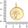 Brass Micro Pave Rhinestone Pendants KK-Z161-01G-03-3