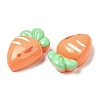 Opaque Resin Fruit Cabochons RESI-G072-02H-2