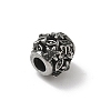 304 Stainless Steel European Beads STAS-H238-09I-AS-2
