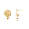 Brass Stud Earring Findings KK-I663-02G-3