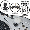 12Pcs Gothic Plastic Mobile Dustproof Plugs HJEW-ME00123-3