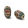 Handmade Tibetan Style Beads KK-H075-01AG-02A-1
