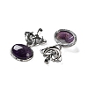 Natural Amethyst Pendants G-F777-02AS-08-2