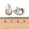 Rack Plating Brass Teardrop Stud Earrings EJWE-Q766-03P-2