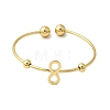 201 Stainless Steel Cuff Bangles BJEW-Z151-02G-01-4