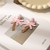 Raffia Dangle Stud Earrings WGDAA6F-03-1
