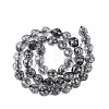 Crackle Transparent Glass Beads Strands GLAA-N068-04A-01-2