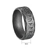 Viking Rune Titanium Steel Finger Rings for Men WGDF4AB-52-2