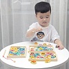 Wooden Magnetic Fishing Games AJEW-D066-01E-5