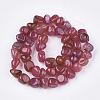 Natural Dragon Veins Agate Beads Strands X-G-S349-28F-2