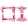 8Pcs Plastic Corner Guides for Chipboard Boxes NDIS-WH0696-881A-1