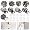 Alloy Cufflinks BUTT-NB0002-19B-1