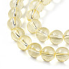 Baking Paint Transparent Glass Beads X1-DGLA-N006-8mm-03-3