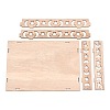 Moon and Star Cutout Wood Storage Box WD-CBACC5B-01-1