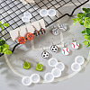 6Pcs 6 Style Sports Ball Cabochon DIY Silicone Molds DIY-TA0005-68-7